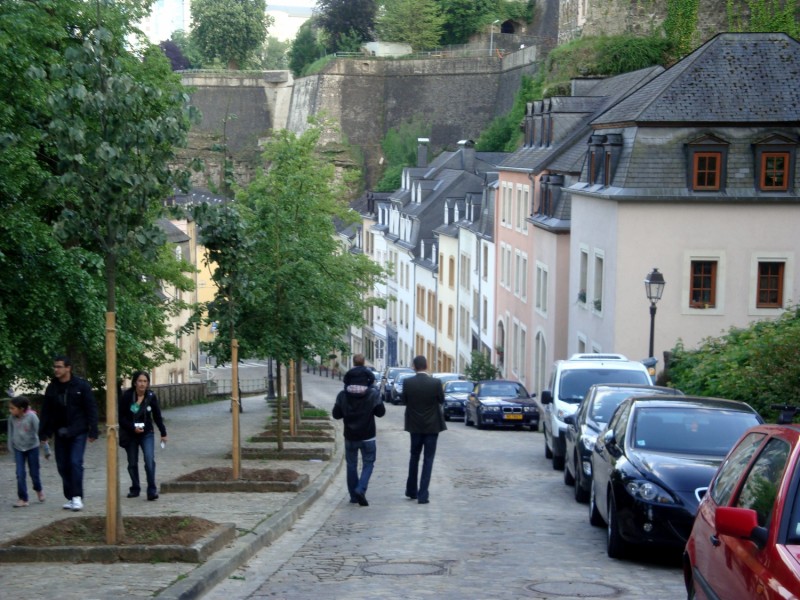 Gondtalan séta Luxemburg fővárosában